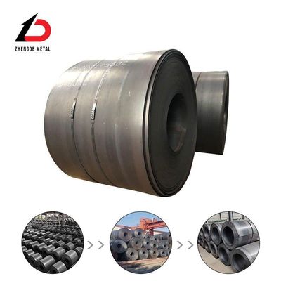 Coils laminés à chaud en acier au silicium S235jr Ss400 A36 1.49 25.4 mm Épaisseur 914 1918 mm Largeur de pliage Traitement du service de pliage