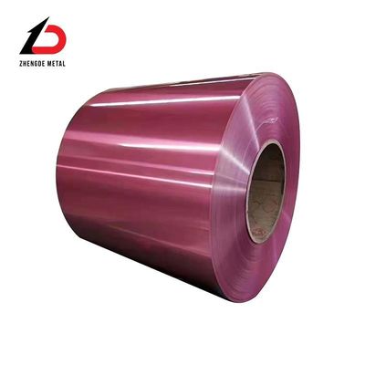 Meilleur 0,45 mm G90 laminé à froid PPGI couleur revêtue bobines prépeintes bord fente bord de revêtement supérieur épaisseur 10-45um