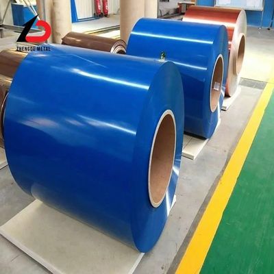 0.5t-25t Poids de rouleau bobine d'acier galvanisé revêtue de couleur PPGI bobine de gi prépeint pour la fabrication et l'enquête sur le nivellement