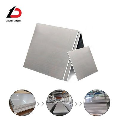 304 316 Plaque en acier inoxydable avec finition 2b Ba et longueur 1m 2m 3m 4m 6m