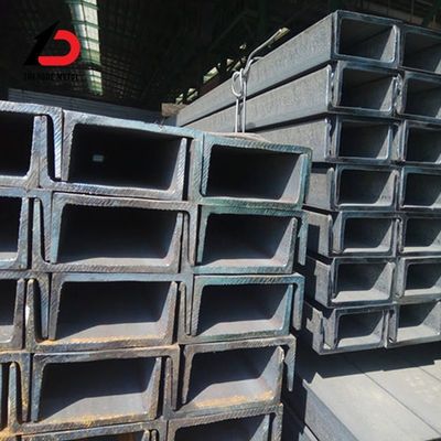 U C Channel 50-400mm Ms S235jr A36 U Channel C Channel Bar en acier galvanisé/noir U Channel pour les structures de construction