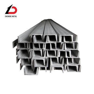 Poids léger H C U Canal ASTM A36 Sch80 SS400 S235jr W24 X 131 Acier au carbone laminé à chaud