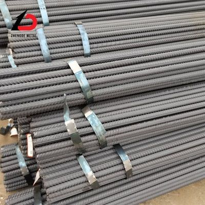 HRB400 Armature en acier laminée à chaud pour l'ingénierie de contrôle des inondations ASTM a 6/a 6m-07 Taille standard 6mm-30mm Cycle personnalisé 7-15 jours