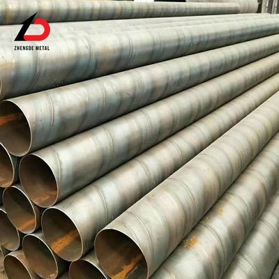 Fabrique de gros stocks ASTM JIS GB S275 1020 1045 1040 Tuyaux en acier au carbone en spirale/soudure