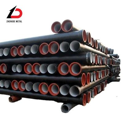 Vente à chaud ISO2531 En545 Standard Ductile tubes en fer forgé à flanges K9 pour l'approvisionnement en eau et le traitement des eaux usées avec une longue durée de vie