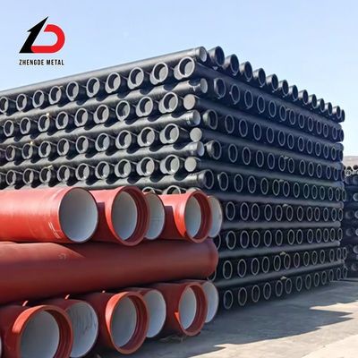 Fabrique à grande échelle de tuyaux de fer ductiles Prix ISO2531, En545, En598 Taille personnalisée Hauteur de qualité tuyaux de fer ductiles pour le projet d'approvisionnement en eau