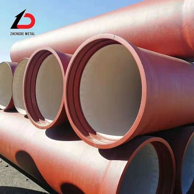 Réseau de tuyauterie municipale DN80 tuyauterie en fer ductile DN100 DN150 DN200 Qt450-12