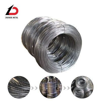 SAE1008b SAE1006 S45c 77b 82b 5.5mm fil d'acier à ressort Swrm Stkm11A fil métallique galvanisé à chaud