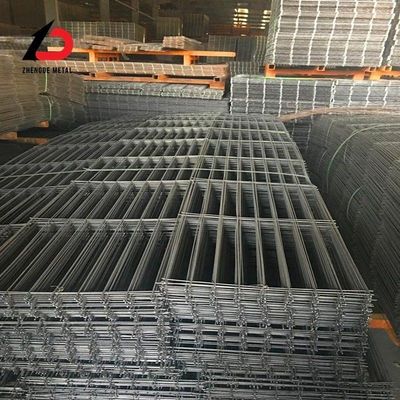 Panneaux de béton de renforcement en acier à barres de revêtement en acier déformé en béton de renforcement en treillis métalliques soudés