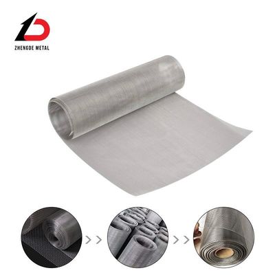 2000 X 2000 mm en acier inoxydable en aluminium en treillis métallique trempé en treillis métallique tissé