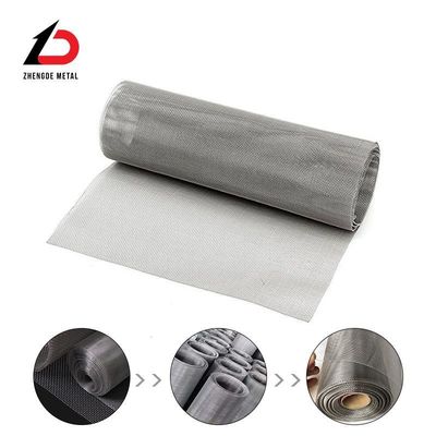 Maillage tissé galvanisé à grains lisses et inversés pour l'industrie