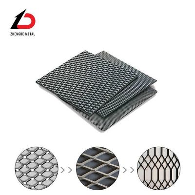 0.1mm-30mm Maille étendue en acier doux Maille métallique étendue